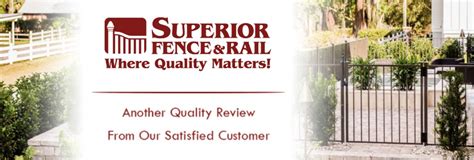 superior fence and rail|superior fence and rail complaints.